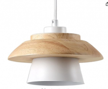 Alloway Lighting Co. Items Nordic Minimalism Wood Pendant - White - Nordic Minimalism Wood Pendant - White