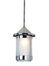 Arroyo Craftsman BSH-7CR-BZ - 7" berkeley stem hung pendant