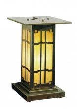 Arroyo Craftsman PTL-9LF-BK - 9" pasadena long body table lamp