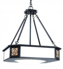 Arroyo Craftsman SCCH-21RM-VP - 21" saint clair inverted chandelier