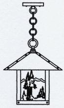Arroyo Craftsman TRH-12MNOF-BZ - 12" timber ridge pendant with mountain filigree
