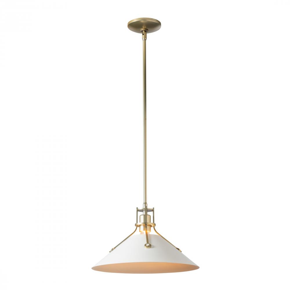 Henry Medium Steel Shade Pendant