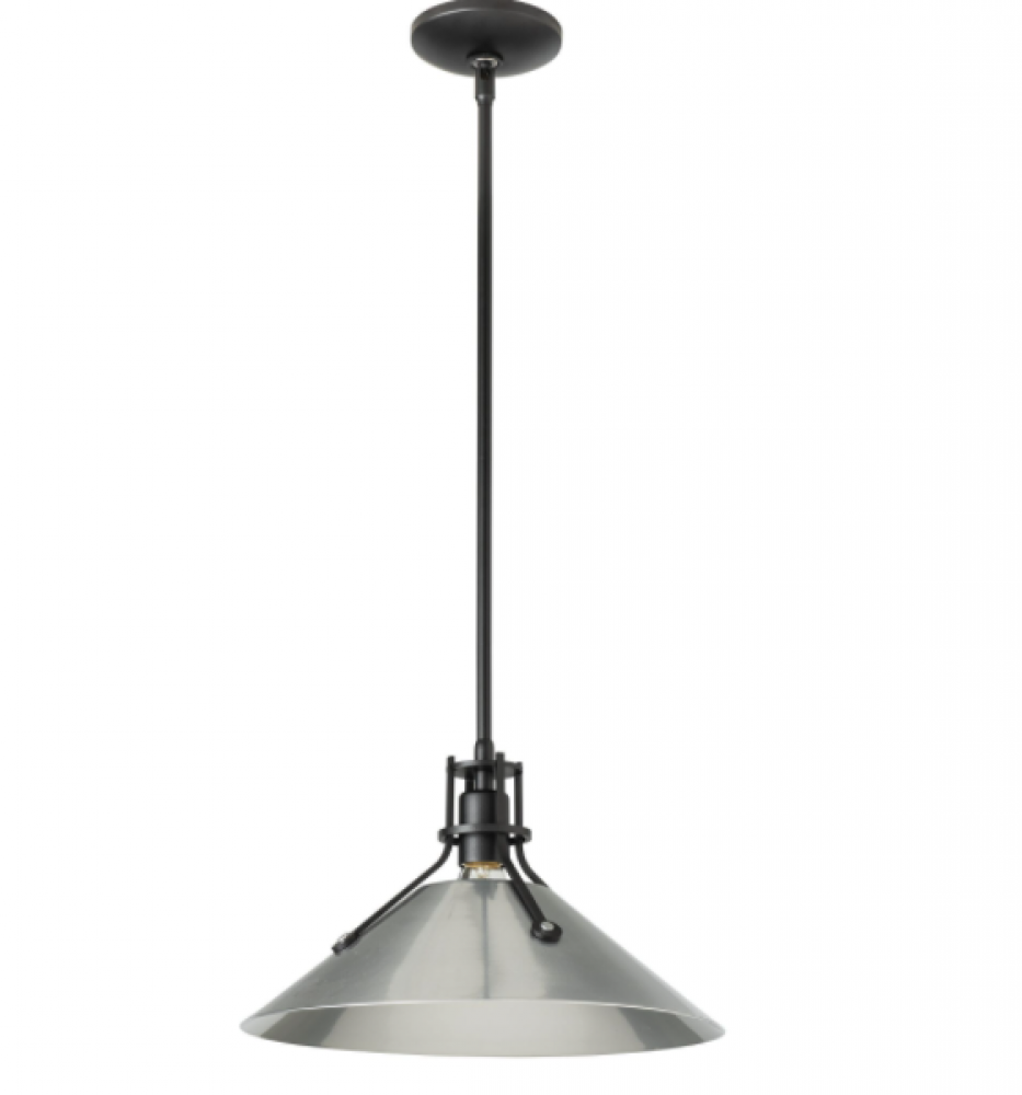 Henry Medium Steel Shade Pendant