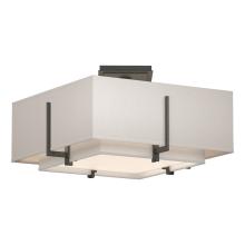 Hubbardton Forge 126507-SKT-20-SF1205-SE1605 - Exos Square Small Double Shade Semi-Flush