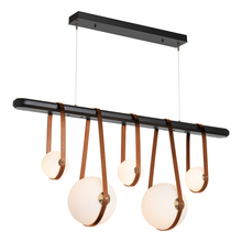 Hubbardton Forge 131046-LED-STND-10-27-LC-WB-GG0701 - Derby Linear 5-Light LED Pendant