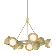 Hubbardton Forge 131068-SKT-MULT-86-86-GG0711 - Brooklyn 9-Light Double Shade Ring Pendant