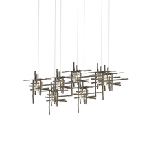 Hubbardton Forge 131095-SKT-LONG-07-II0728 - Tura 7-Light Seeded Glass Pendant