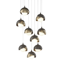 Hubbardton Forge 131105-SKT-LONG-07-84-GG0711 - Brooklyn 9-Light Double Shade Pendant