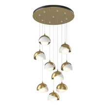 Hubbardton Forge 131105-SKT-STND-86-02-GG0711 - Brooklyn 9-Light Double Shade Pendant