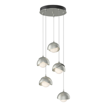 Hubbardton Forge 131125-SKT-STND-85-85-GG0711 - Brooklyn 5-Light Double Shade Pendant