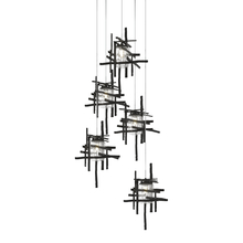 Hubbardton Forge 131126-SKT-LONG-89-II0728 - Tura 5-Light Seeded Glass Pendant