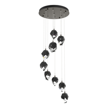 Hubbardton Forge 131140-SKT-LONG-07-BP0754 - Chrysalis 9-Light Small Crystal Pendant