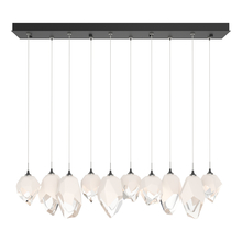 Hubbardton Forge 131145-SKT-LONG-02-WP0756 - Chrysalis 10-Light Mixed Crystal Pendant