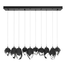 Hubbardton Forge 131145-SKT-LONG-89-BP0756 - Chrysalis 10-Light Mixed Crystal Pendant