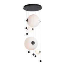 Hubbardton Forge 139052-LED-STND-10-GG0694 - Abacus 4-Light Round LED Pendant