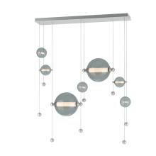 Hubbardton Forge 139054-LED-STND-82-YL0694 - Abacus 7-Light Double Linear LED Pendant