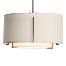 Hubbardton Forge 139602-SKT-MULT-20-SF1099-SE1590 - Exos Small Double Shade Pendant