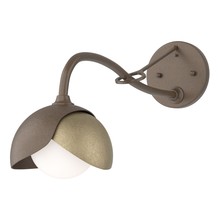 Hubbardton Forge 201377-SKT-05-84-GG0711 - Brooklyn 1-Light Double Shade Long-Arm Sconce