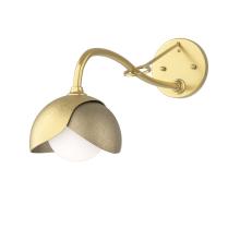 Hubbardton Forge 201377-SKT-86-84-GG0711 - Brooklyn 1-Light Double Shade Long-Arm Sconce