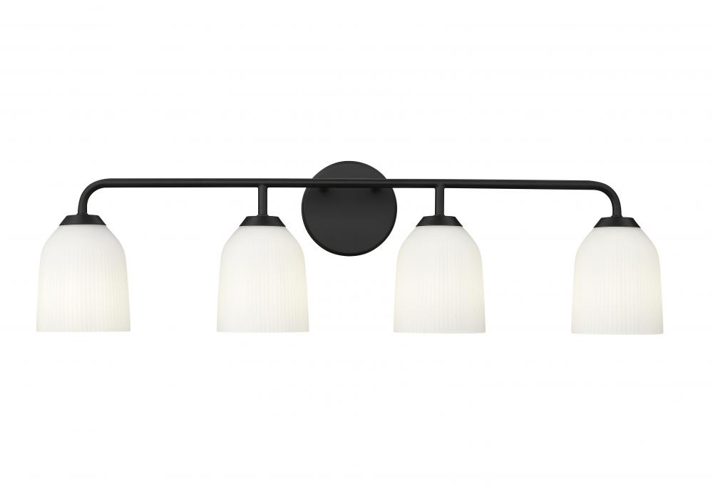 Norah 4-Light Vanity Matte Black