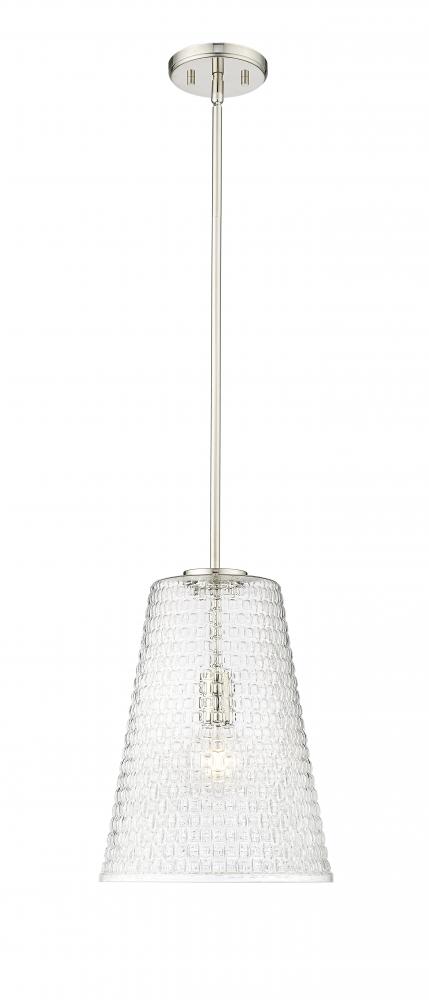 Saben 1-Light Pendant Light Polished Nickel