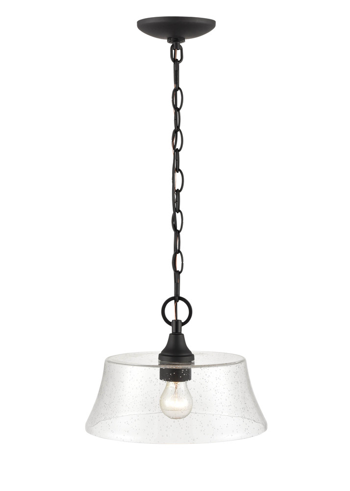 Caily 1-Light Pendant light Matte Black