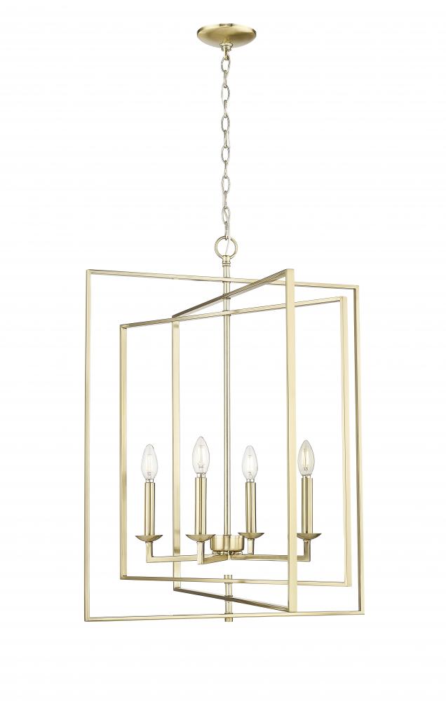 Nellis 4-Light Pendant light Modern Gold