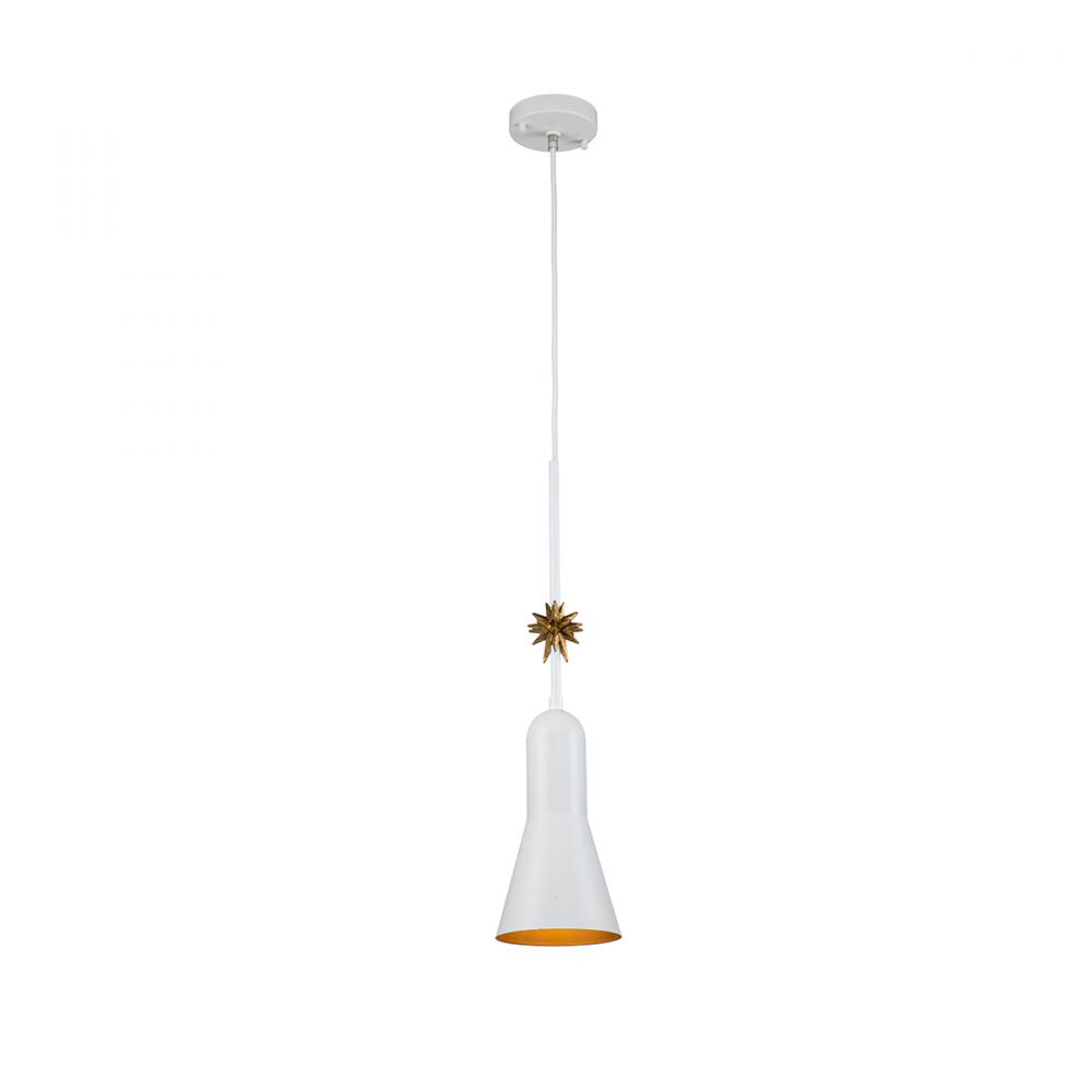 Etoile Small White Pendant