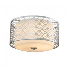 Lucas McKearn FM1185LS-2 - Ziggy Flush Mount in Laquered Silver