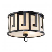 Lucas McKearn GN/LEMURIA/F-BLK - Leumria Flush Mount in Laquered Black