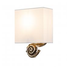 Lucas McKearn SC1161S-1 - Swirl Small Sconce in Silver