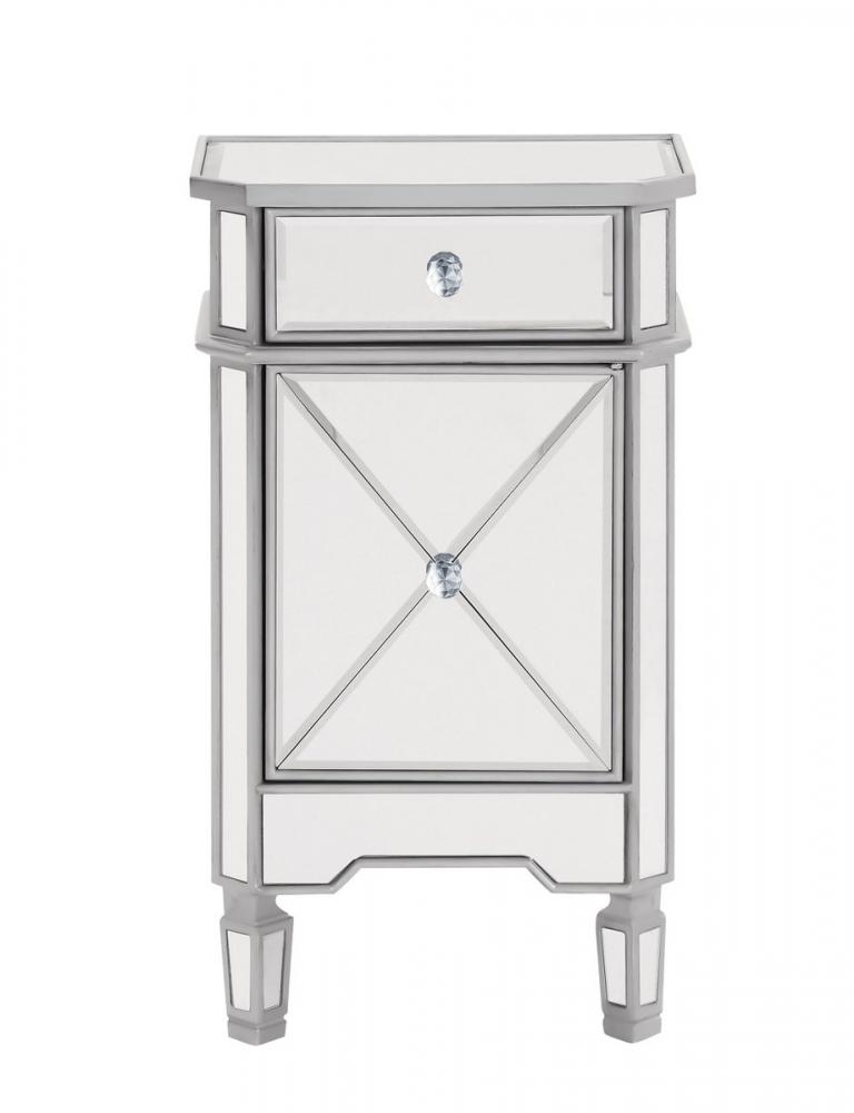 Vanity Table 42 In.x18 In.x31 In. in Silver Paint