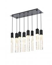 Elegant 2088D36BK - Aurora 36 inch Pendant in Black