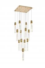 Elegant 2088G26SG - Aurora 26 inch Pendant in Satin Gold