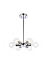 Elegant LD2338C - Reyes 6 Lights Chrome Pendant