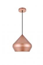 Elegant LD2402HG - Axiom 1 Light Honey Gold Pendant