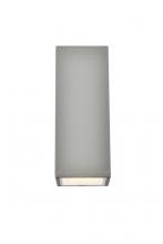 Elegant LDOD4042S - Raine Outdoor Wall in Silver