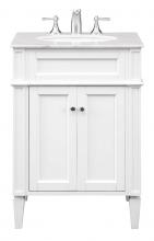 Elegant VF-1026 - 24 In. Single Bathroom Vanity Set in White