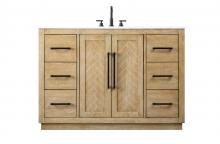 Elegant VF29048LO - 48 inch Single Bathroom Vanity in Linen Oak