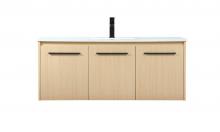 Elegant VF44548MMP - 48 Inch Single Bathroom Vanity in Maple