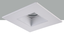 Elegant R4-DS90MW - 4" Matte White Square baffle Trim MR16