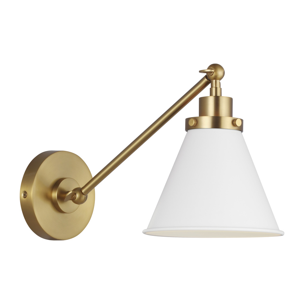 Wellfleet Single Arm Cone Task Sconce