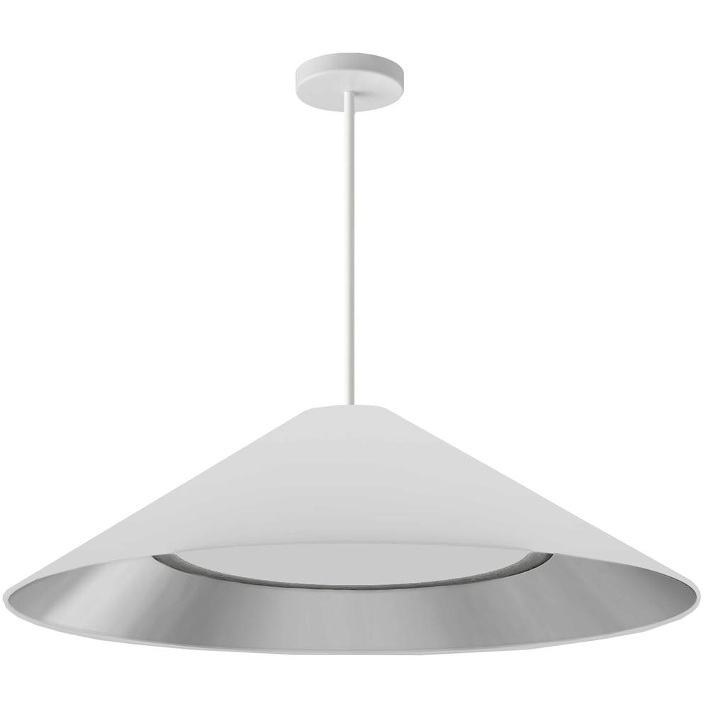 30W Pendant, MW w/ Fabric Shade