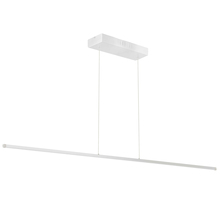 Dainolite ARY-7256LEDHP-MW - 56W Horizontal Matte White Pendant w/ White Acrylic Diffuser