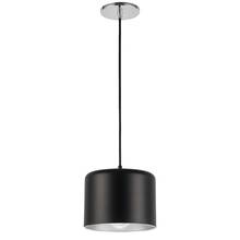 Dainolite EMI-81P-PC-MB - 1LT Incand Pendant,  PC with MB&SLV Shade