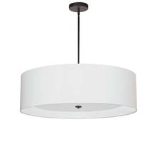 Dainolite HEL-304P-MB-WH - 4LT Incan Pendant, MB, WH Shade w/ WH Diffuser