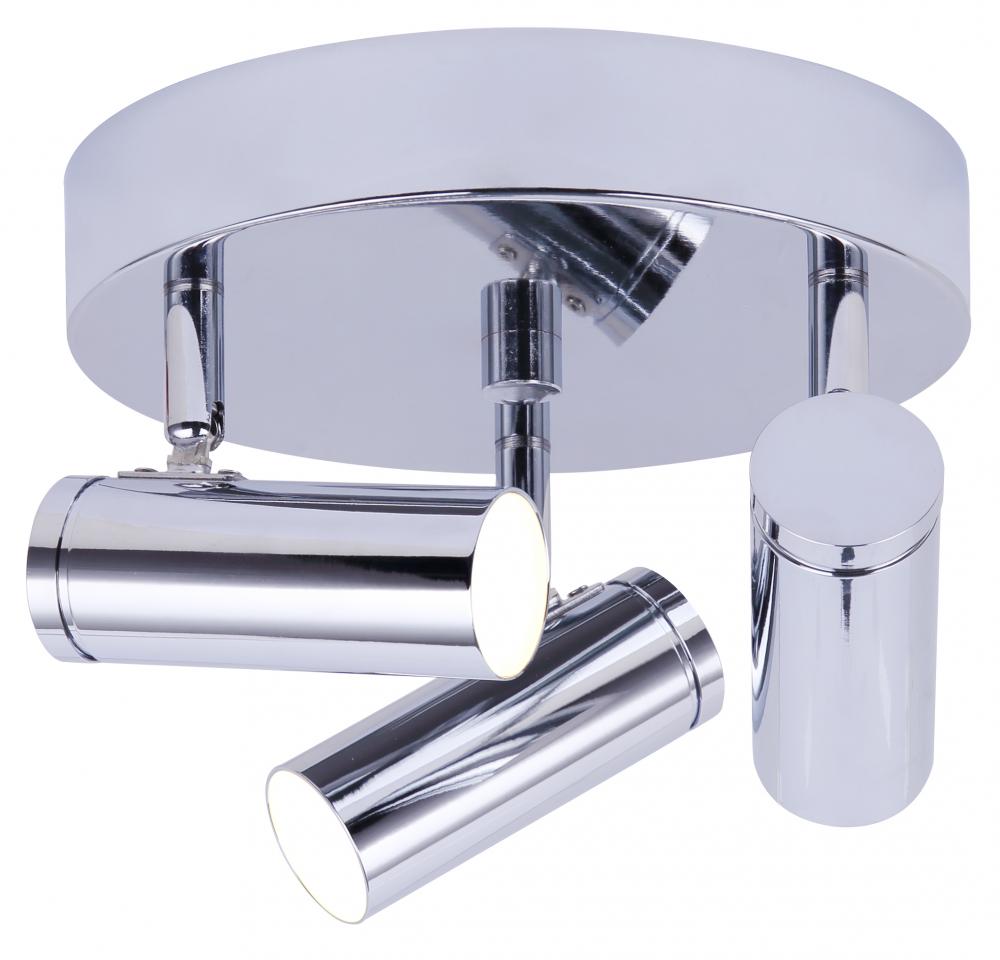 KELBY Chrome Ceiling Light