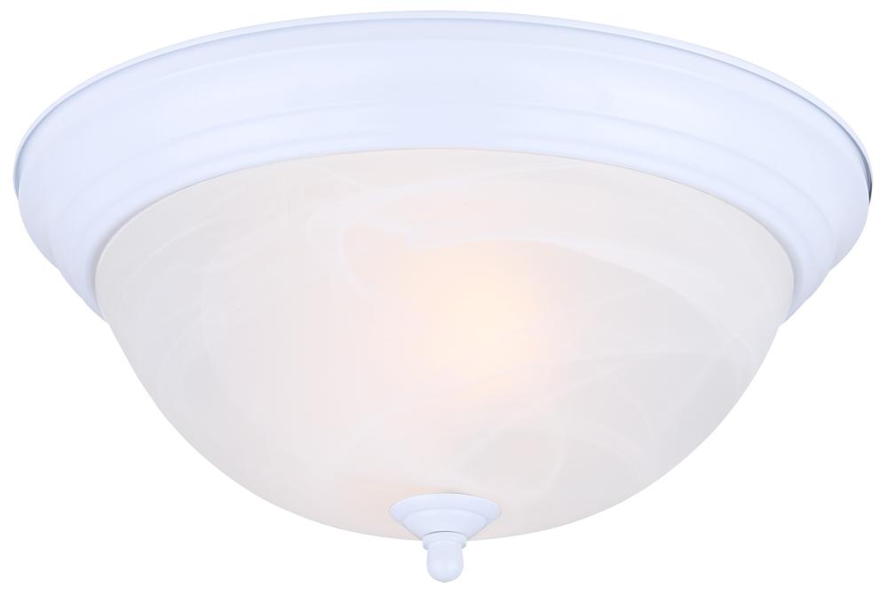 IFM411 WH, 2 Light Flush Mount, White Finish