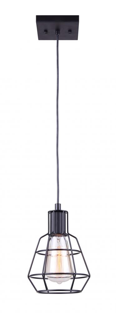 Wren 1 Light Pendant, Metal Finish