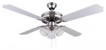 Canarm CF52CHA4BPT - Chateau 3 Light Ceiling Fan, Pewter Finish